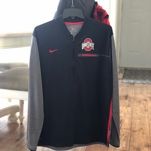 Men’s Nike Ohio State 1/4 sideline pullover